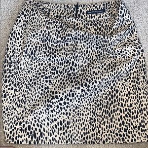 Brandy Melville Leopard Mini Pencil Skirt